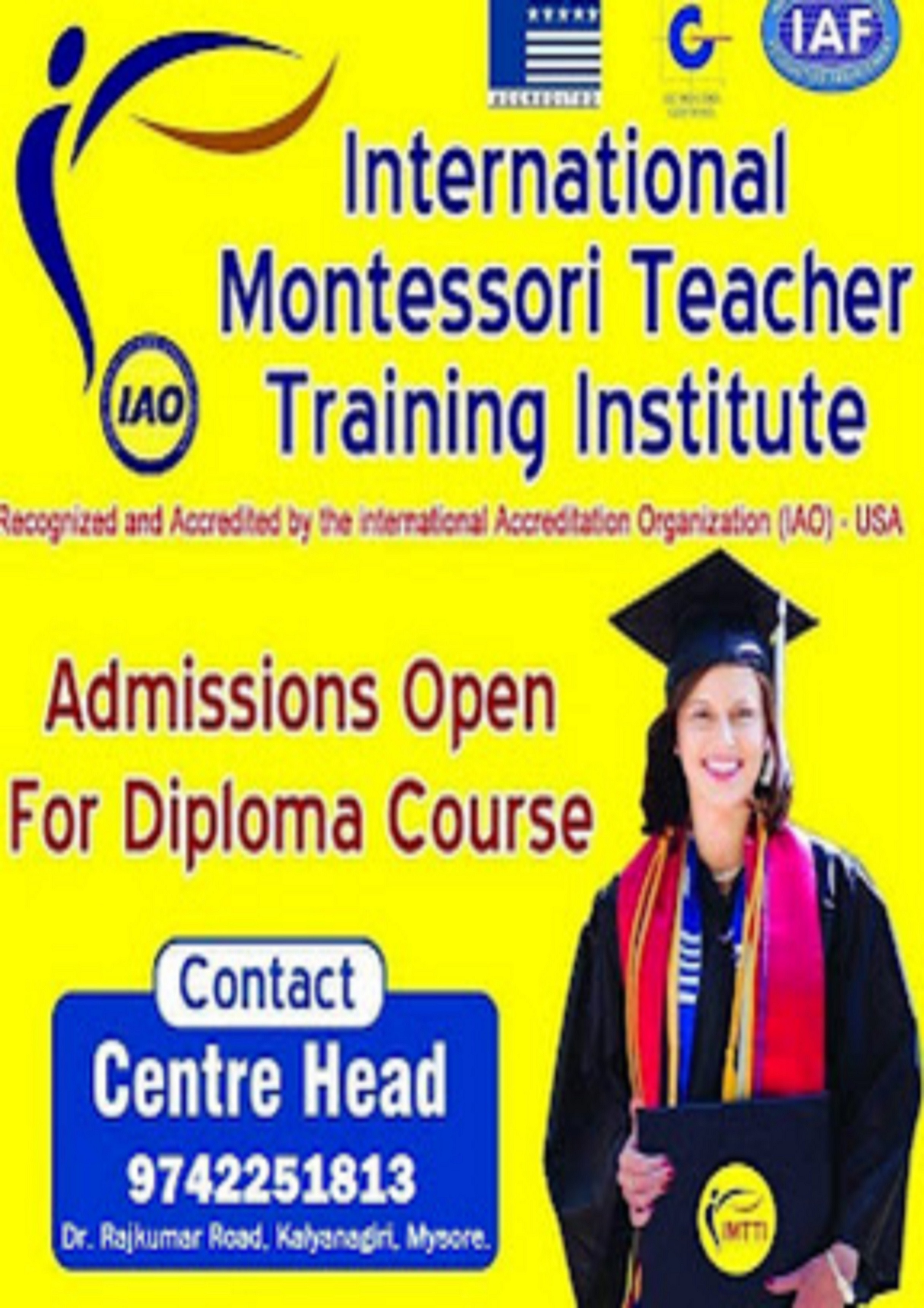 Diploma in Montessori Teachers Training (MTT)