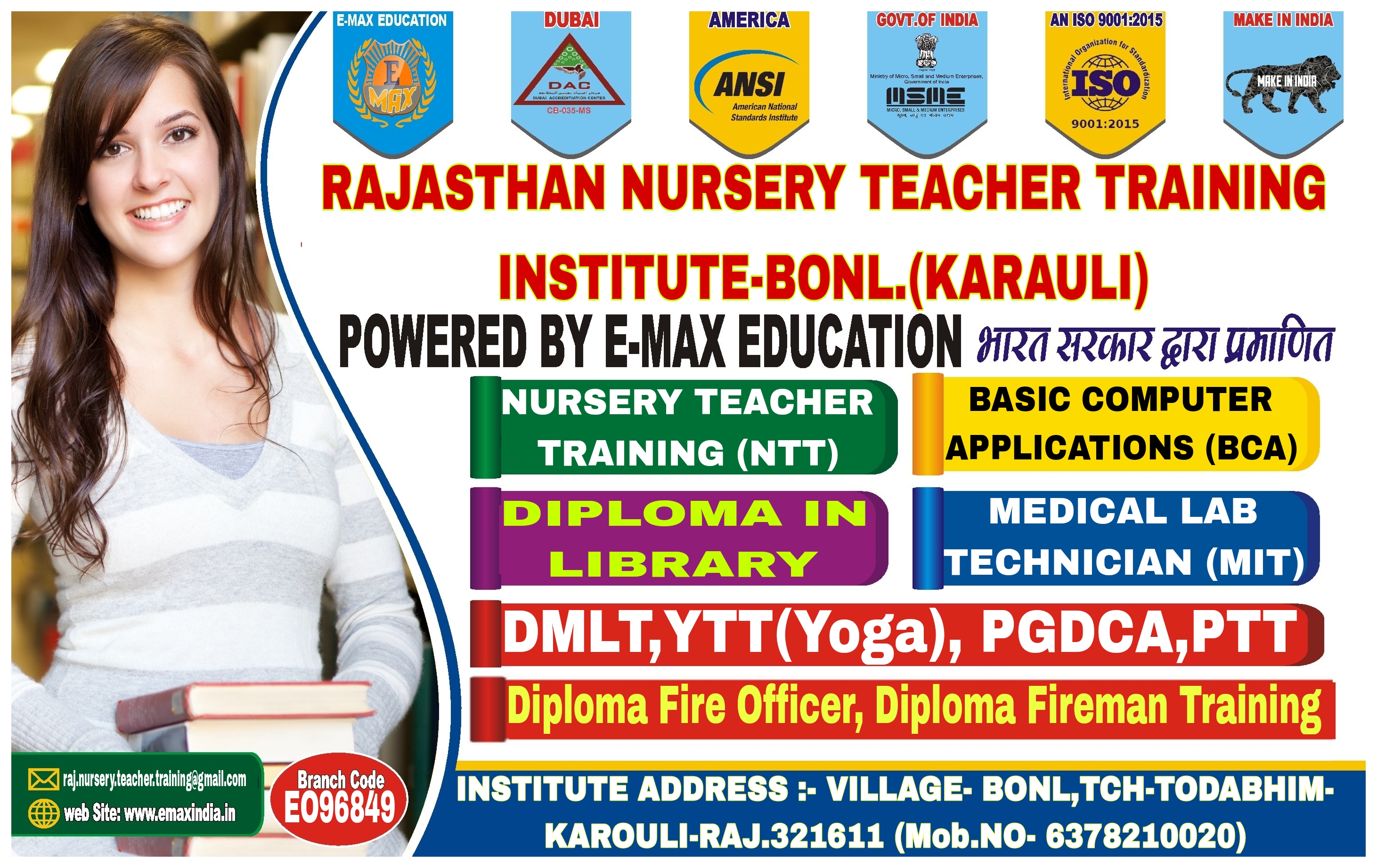RAJASTHAN NURSERY TEACHER  TRAINING INSTITUTE